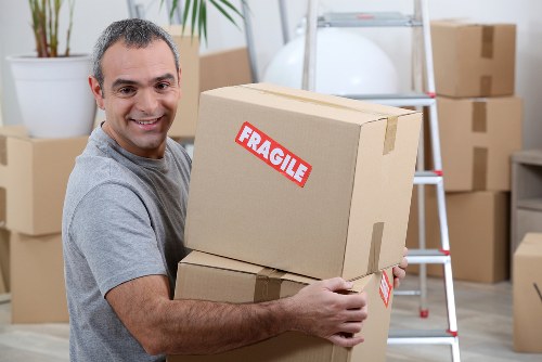 Chelsea home removals team preparing for a residential move