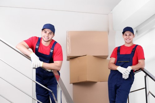Chelsea office relocation with packed equipment and furniture