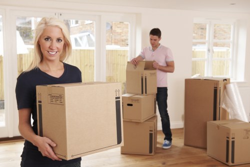 Local removal service assisting a business move in Chelsea