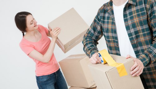 Removal team planning a house move in Chelsea