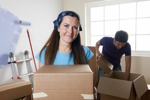 Man with van removal service handling a Chelsea property move
