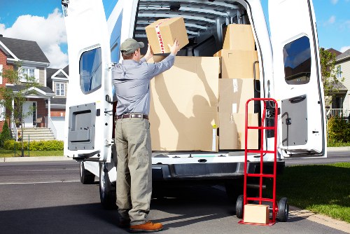 Team loading furniture for a Chelsea man and van removal