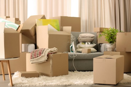 Local removals team loading furniture for a Chelsea relocation